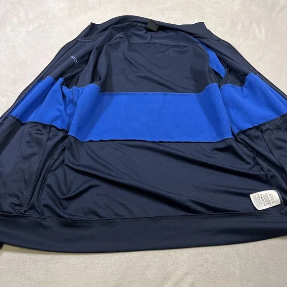 Nike Track Jacket Men's XL Academy 19 Full Zip/Pockets Soccer Blue Y2K Vtg - Picture 15 of 16